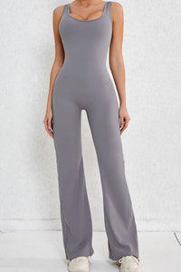 Women Hollow Out Back Micro Peach Hip Lift Sports Fitness Yoga Bodysuit