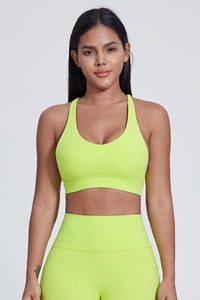 Women'S Yoga Cross Line Sports Bra Tank Top