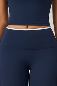 Women Naked-Feel Flared High-Waist Leggings