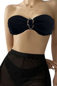 Women's Bandeau Quick Dry Mesh Pants 3 Piece Sexy Bikini&nbsp;