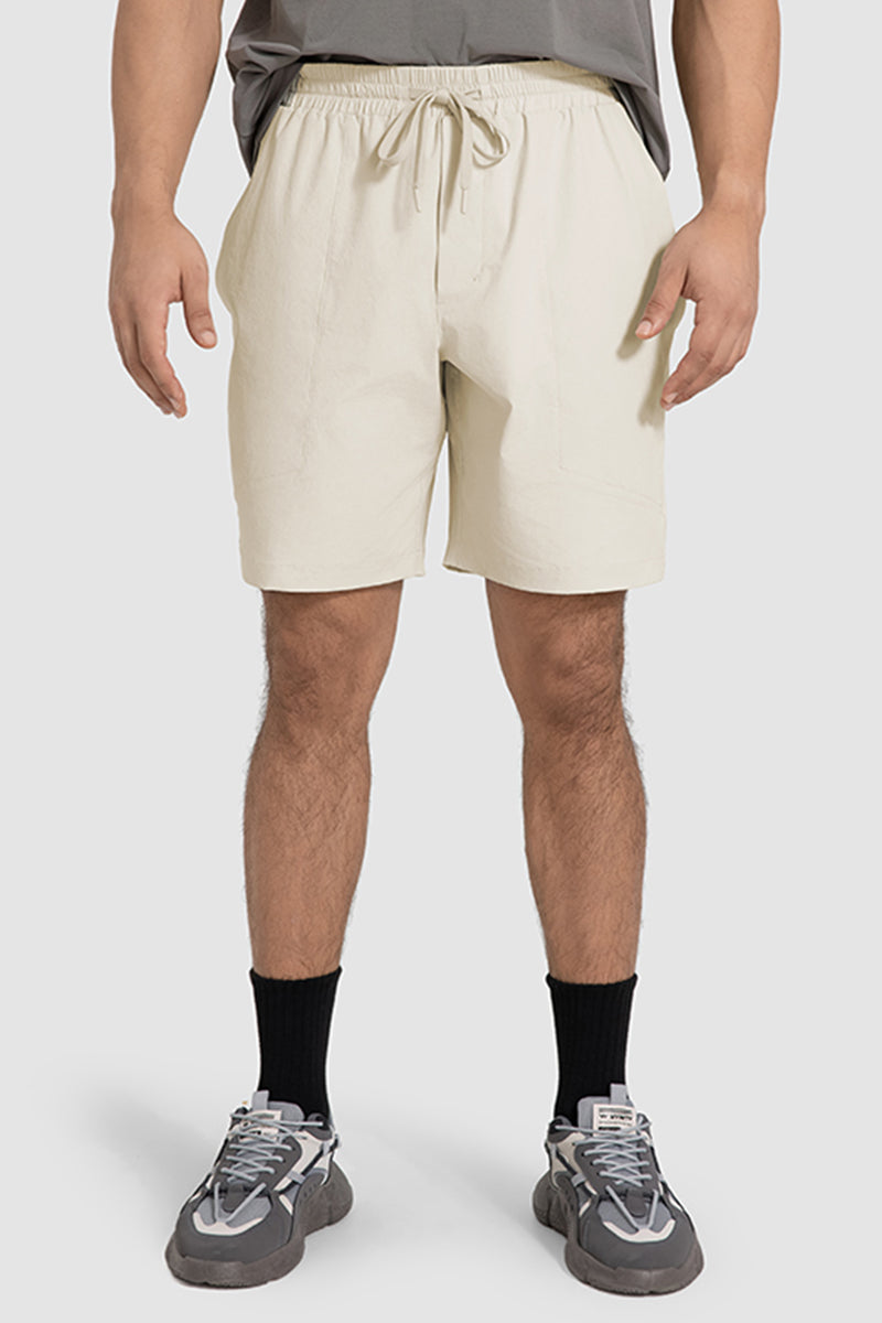 Men Summer Casual Loose Quick-Dry Breathable Mid-Length Outdoor Running Fitness Sport Shorts