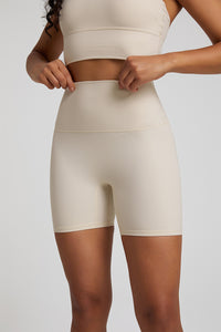 High-Waisted, High-Stretch Athletic Shorts