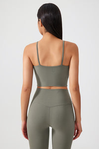 Women Gathering Anti-Shock One Cup Back Fitness Yoga Exercise Camisole Top