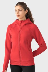 Women'S Zip Sport Hooded Jacket