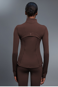 Women Slim-Fit Stretch Yoga Cycling Running Workout Jacket