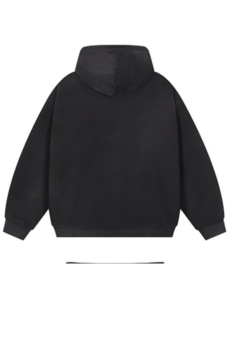 Water-washable knitted zipper jacket