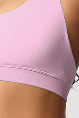 Women Halter Neck Seamless Yoga Sports Bra - Breathable Support Top