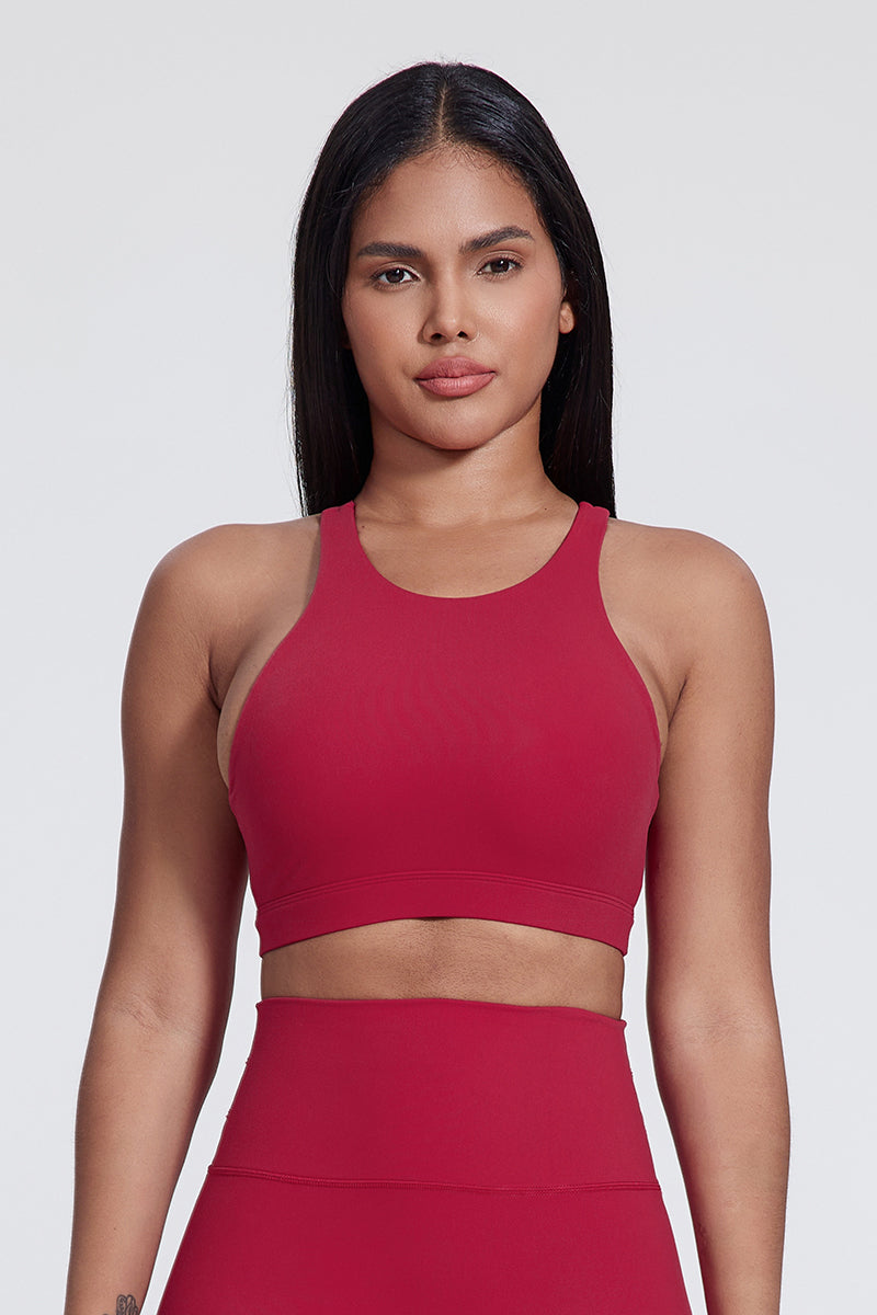 Women'S Yoga Backless Cross Stretch Bra Tank Top