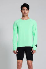 Men Round-Neck Quick-Dry Training Long Sleeve Top