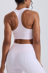 Women V-Neck Cross Back Quick-Dry Yoga Sports Bra