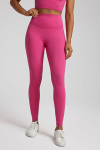 Solid High-Waisted Sports Leggings