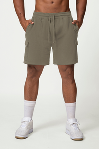 Men's Drawstring Side Pocket Solid Sports Shorts