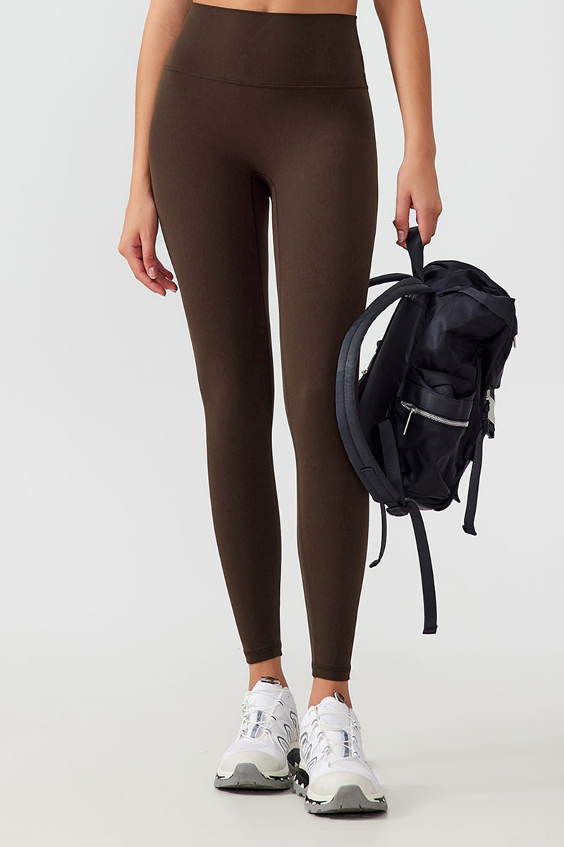 Women Free Size Nude Hip Lifting Shaping Fitness 9/10 Yoga Pants