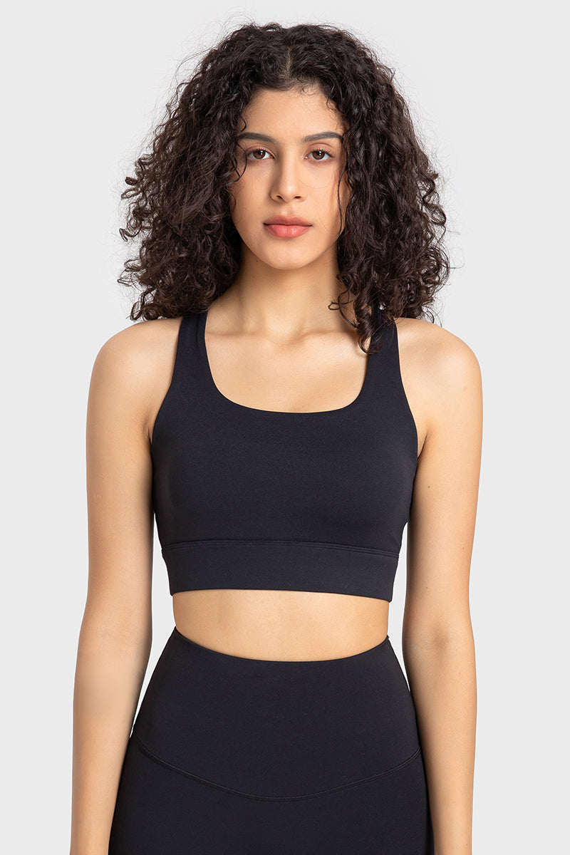 Women's High Stretch Hollow Out Sports Bra