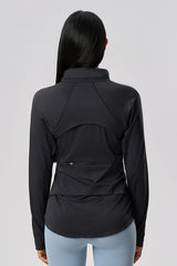 Women Cooling Uv50+ Slim-Fit Convertible Hood Outdoor Sun Protection Jacket