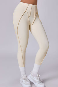 Women Patchwork Linear Stereoscopic Skinny Beauty Out Running Fitness Exercise Yoga Pants