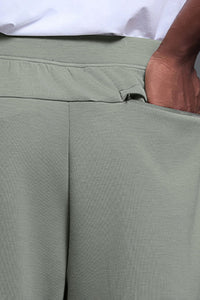 Men Air Layer Loose Straight Leg Sweatpants with Drawstring Cuffs