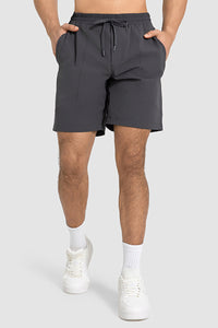 Men Summer Casual Loose Quick-Dry Breathable Mid-Length Outdoor Running Fitness Sport Shorts