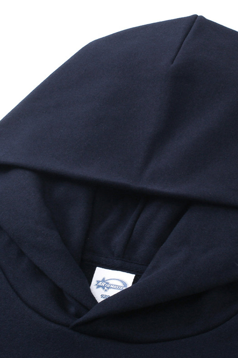 Unisex Heavyweight Terry Hoodie: Retro Modern Blend Design