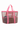 Women Summer Mesh Colorful Striped Large-Capacity Beach Bag