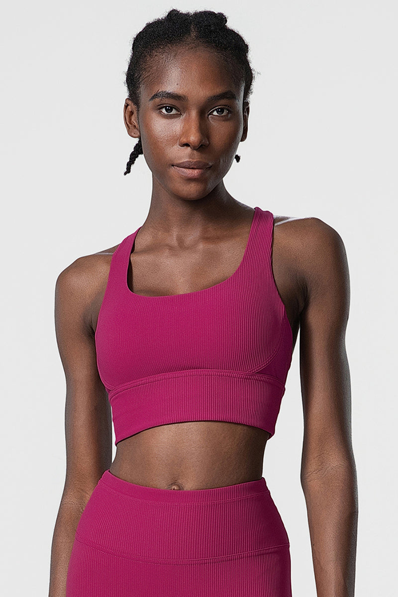 Women's Sports Ribbed Bra