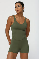 Women Backless Yoga Sport Jumpsuit