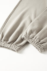 Men's teen loose casual fleece sports trousers