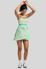 Tennis badminton quick-drying pleated dress with bra suspenders