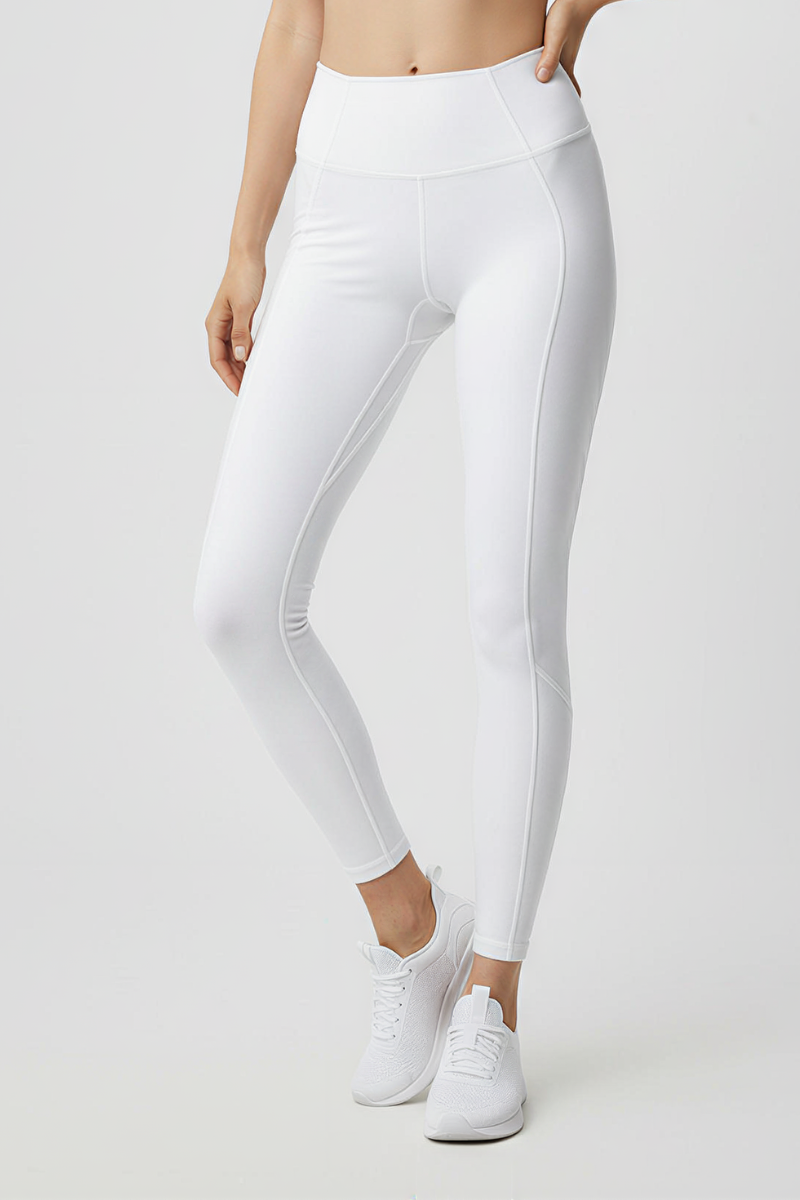Women Split Design High-Rise Yoga Sports Leggings