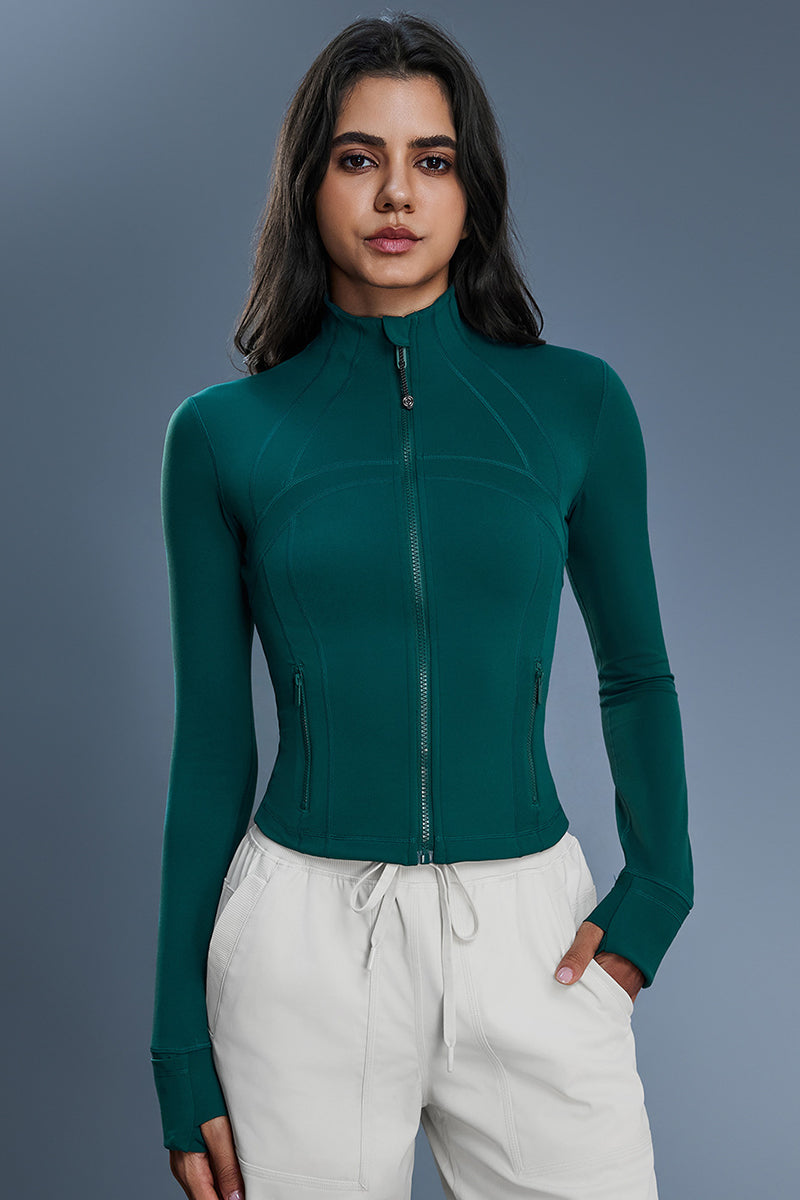 Women Slim-Fit Wind-Resistant Quick-Dry Sports Jacket