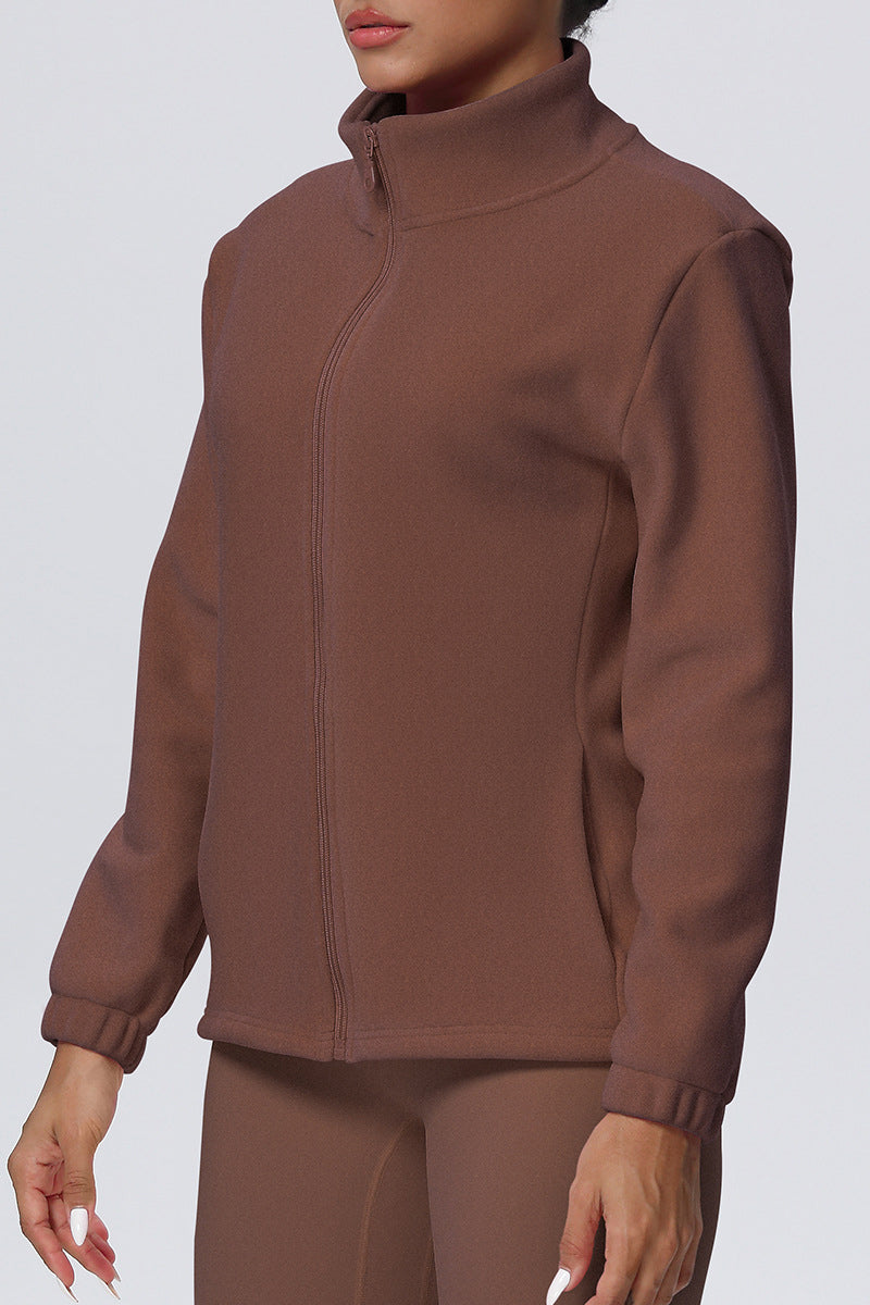 Women Thermal High-Neck Sports Jacket