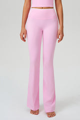 Women Naked-Feel Flared High-Waist Leggings