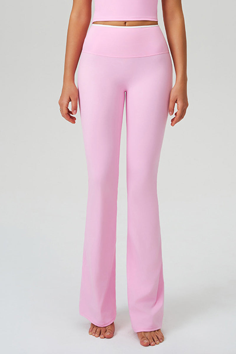 Women Naked-Feel Flared High-Waist Leggings