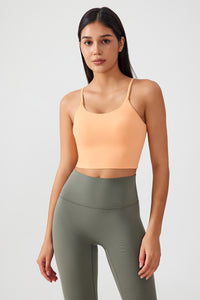 Women Gathering Anti-Shock One Cup Back Fitness Yoga Exercise Camisole Top