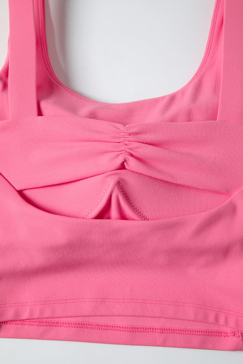 Women Crisscross Back High-Support Removable-Padded Yoga Sports Bra