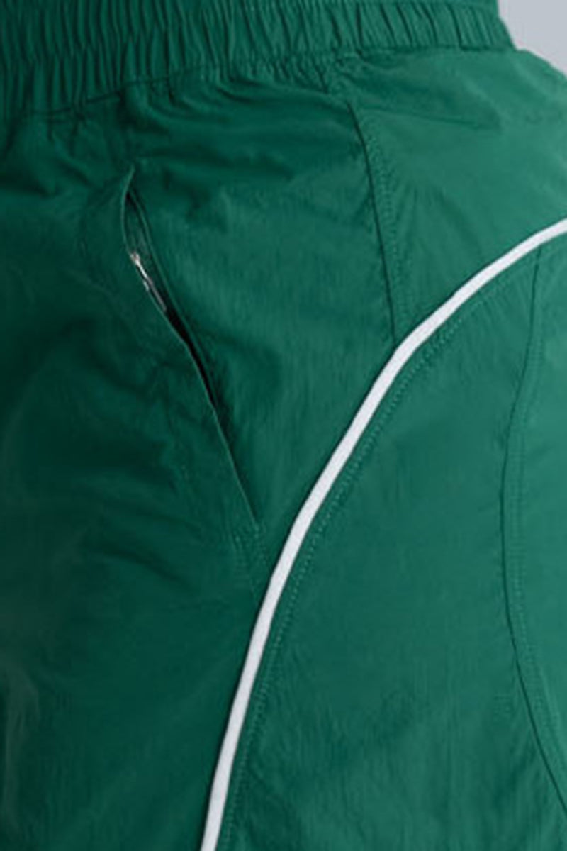 Women's Outdoor Color-Matched Casual Jacket And Shorts Sets