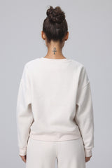 Women Brushed Round Neck Sport Top