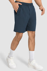Men Summer Lightweight Quick-Dry Breathable Running Training Fitness Sport Shorts