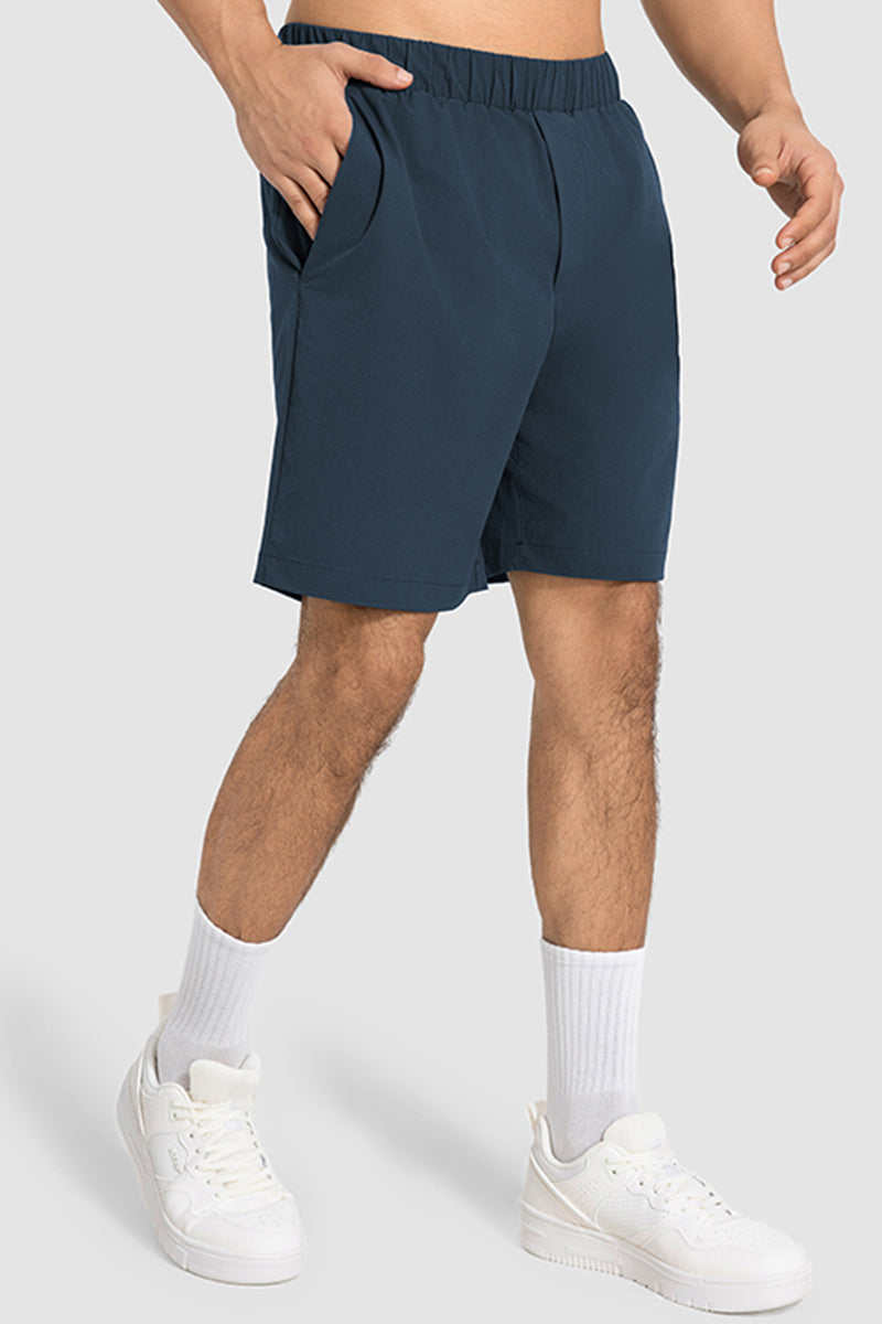 Men Summer Lightweight Quick-Dry Breathable Running Training Fitness Sport Shorts