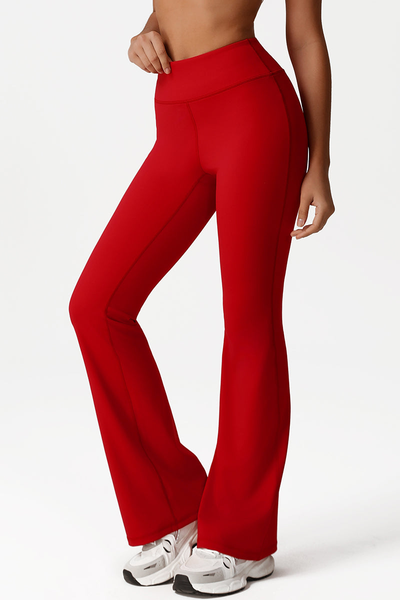 Women High-Waisted Bootcut Butt-Lifting Naked-Feel Yoga Pants