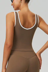 Women Naked-Feel Crisscross Back Sports Bra