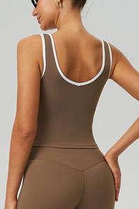 Women Naked-Feel Crisscross Back Sports Bra