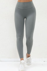 Women Button Work Pocket High Waisted Hip Lifting Stretchy Skinny Yoga Running Fitness Pants