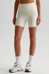 Women High Waisted Butt Lifting Seamless Naked Sensation Yoga Shorts