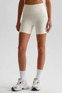 Women High Waisted Butt Lifting Seamless Naked Sensation Yoga Shorts
