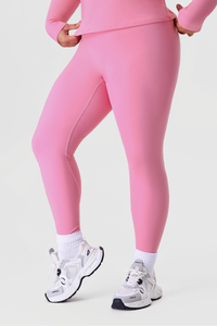 Plus Size Women's Mid-High Waist Athletic Yoga Leggings