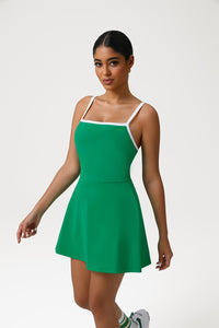 Women Sporty Sleeveless Tennis Slim Fit Dress