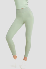 Women's High Waist Peach Hip Ankle Length Yoga Leggings