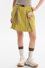 Women's Quick-Dry Water-Resistant Pleated A-Line Mini Skirt