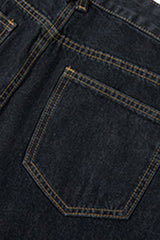 Women Retro Wide-Leg Classic Denim Pants